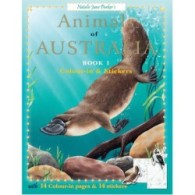 Animals of Australia Colour-in and Sticker Book 1